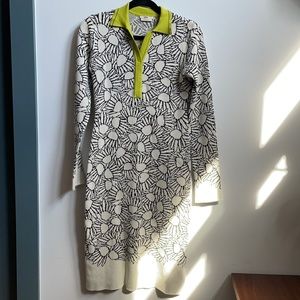 EDUN knit collar dress